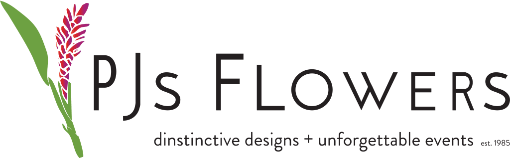 PJs Flowers logo